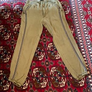 Women’s army green Anthropology pants